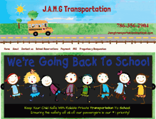 Tablet Screenshot of jamgtransportation.com
